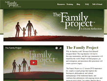 Tablet Screenshot of familyproject.com